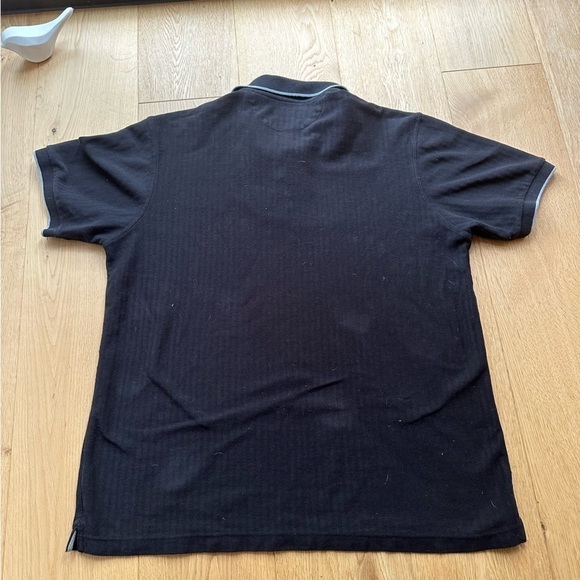 CHAPS  BLACK SHIRT SLEEVE POLO - XL - Picture 8 of 14